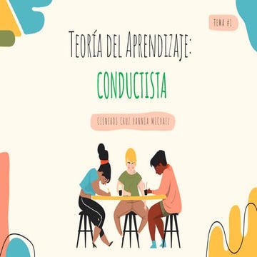 Teoría del Aprendizaje: CONDUCTISTA