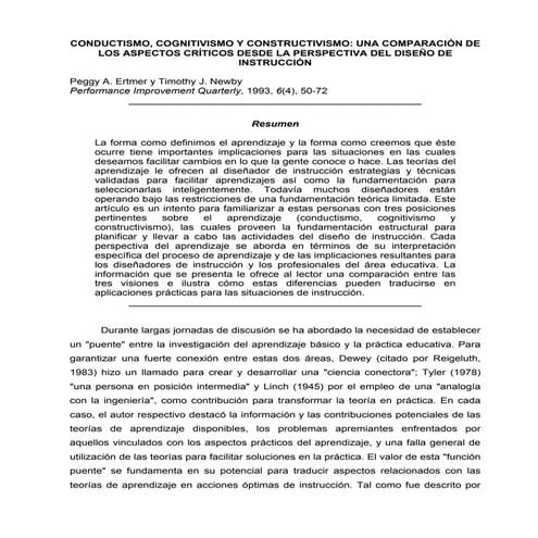 Conductismo, cognitivismo y contructivismo gilberto