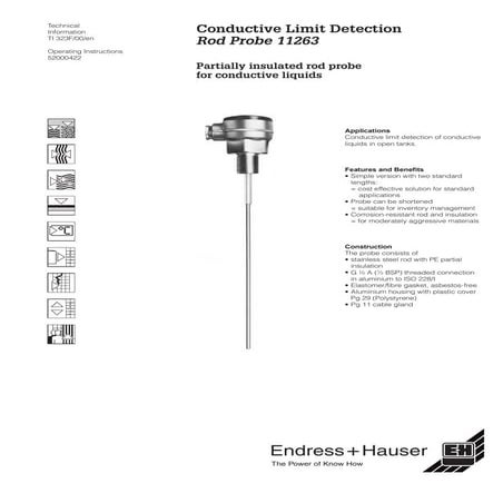 Conductive Limit Detection-Rod Probe 11263