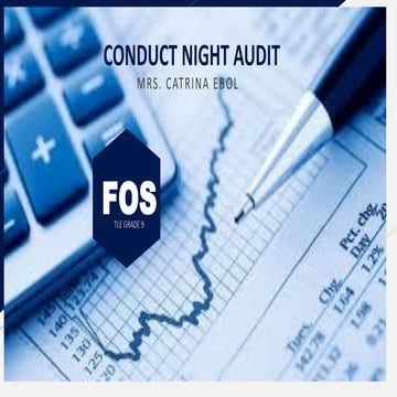 Conduct night audit