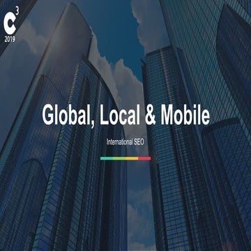 Conductor C3 2019 - Global, Local, Mobile