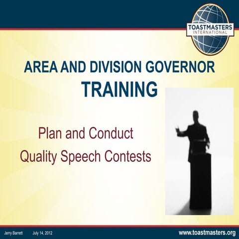 Conduct quality speech contests 20120714