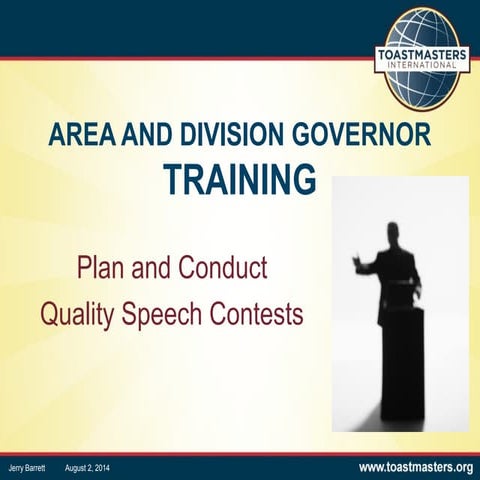 Conduct quality speech contests 20140802