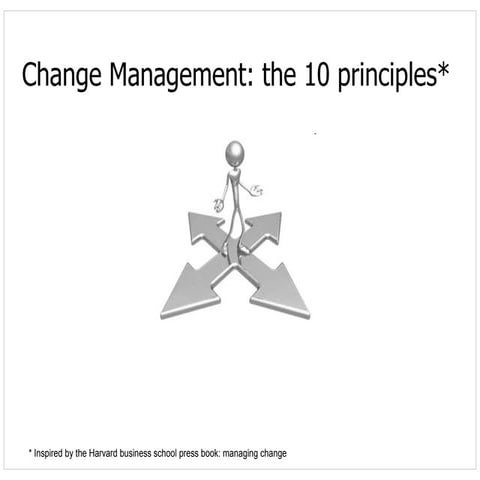 Change management – principles and process | PPTX
