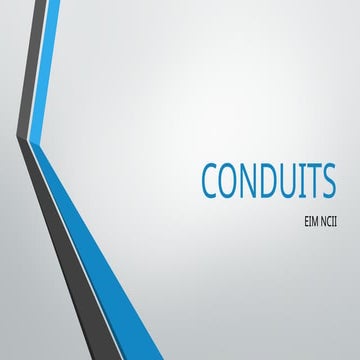 CONDUITS (METALLIC AND NON-METALLIC CONDUITS.pptx