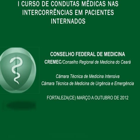Condutas médicas no paciente com distúrbios eletrolíticos agudos.curso de con...