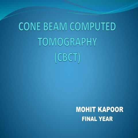 Cone beam computed tomography (2)