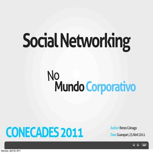 Redes Sociais no Mundo Corporativo