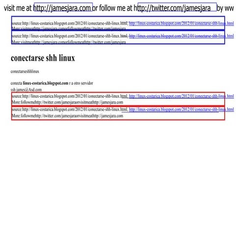 Conectarse shh linux