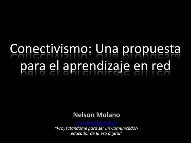 Conectivismo una propuesta para al ...
