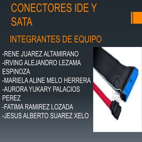 Conectores ide y sata