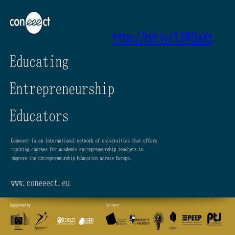 Experiential entrepreneurship education -state of the art (Coneeect Sofia)