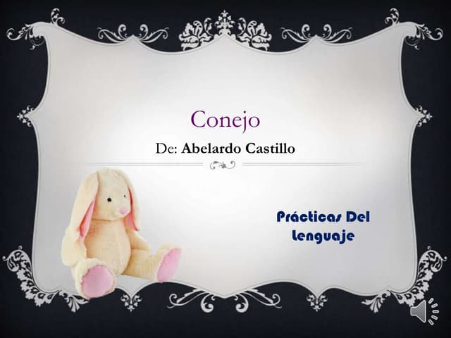 Conejo Abelardo Castillo Pdf Conejo PW JonasAguilar