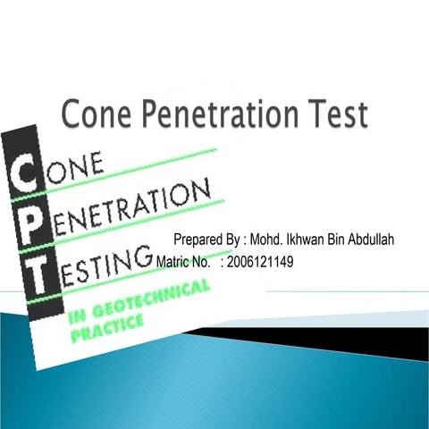 Cone Penetration Test