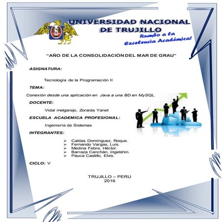 Conexión desde una aplicación en java a un bd en mysql