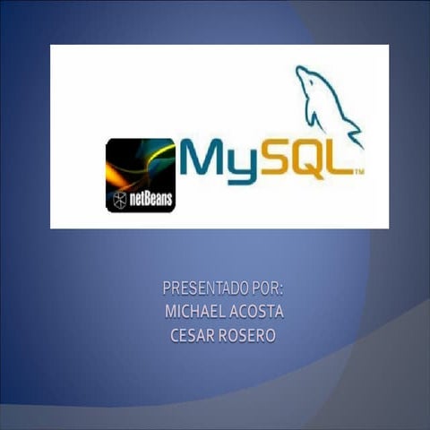 Conexion Base De Datos Y Netbeans