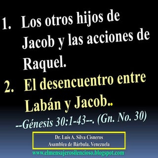 CONF. 1. LOS OTROS HIJOS DE JACOB Y...
