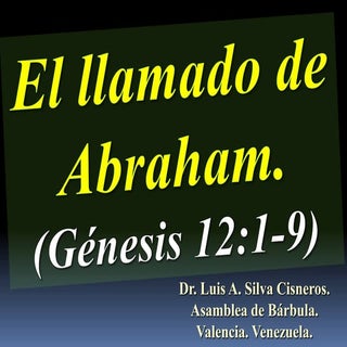 CONF. EL LLAMAMIENTO DE ABRAHAM EN ...