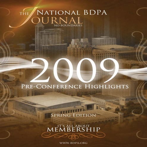 2009 National BDPA Pre-Conference JOURNAL