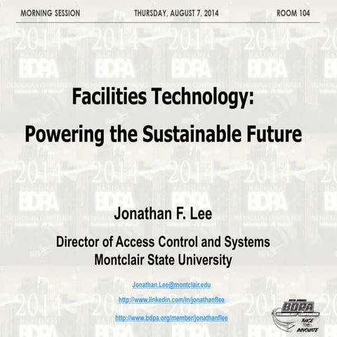Facilities Technology - Powering the Future