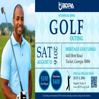 2016 Golf Classic Postcard