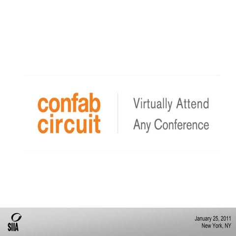 SIIA Previews: Confab Circuit | PDF