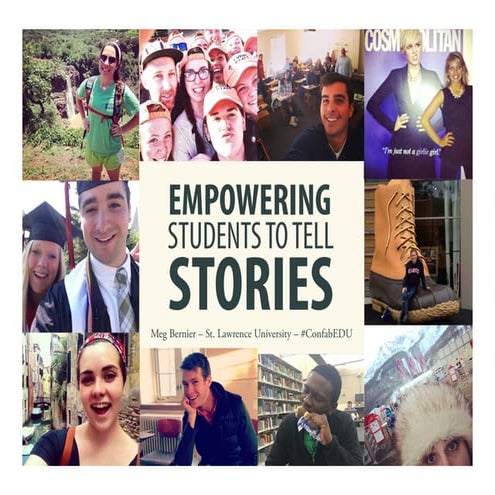 ConfabEDU: Empowering Students to Tell Stories