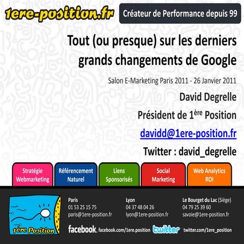 Personnalisation des recherches Google, Google Instant, Caffeine et Mayday