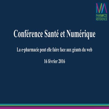 La e-pharmacie peut-elle faire face aux géants du Web ?
