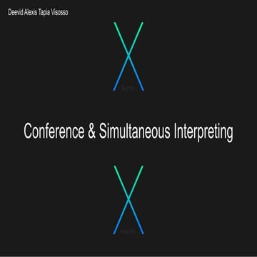 Conference and simultaneous interpreting
