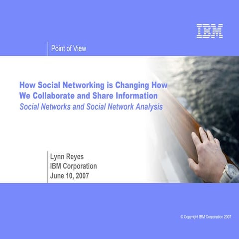 How Social Networking is Changing How We Collaborate and Share Information