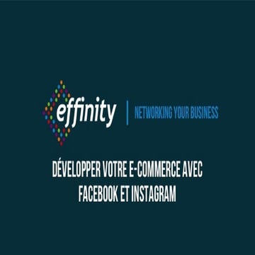 E-Commerce Paris 2016 "développez votre e-commerce avec Facebook et Instagram