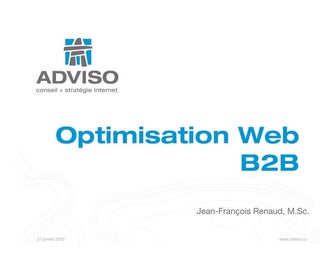 Conference Jf Renaud d'Adviso