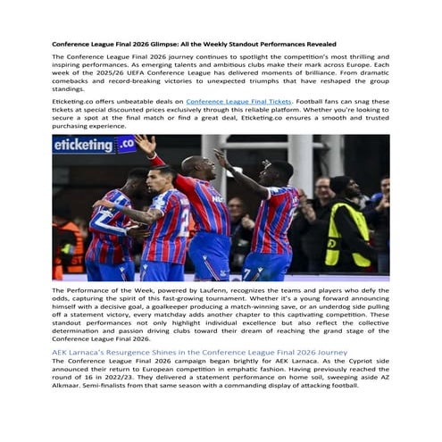 Conference League Final 2026 Glimps.docx