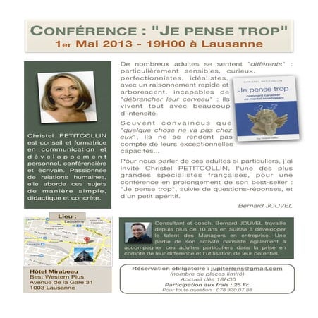 Conference PETITCOLLIN