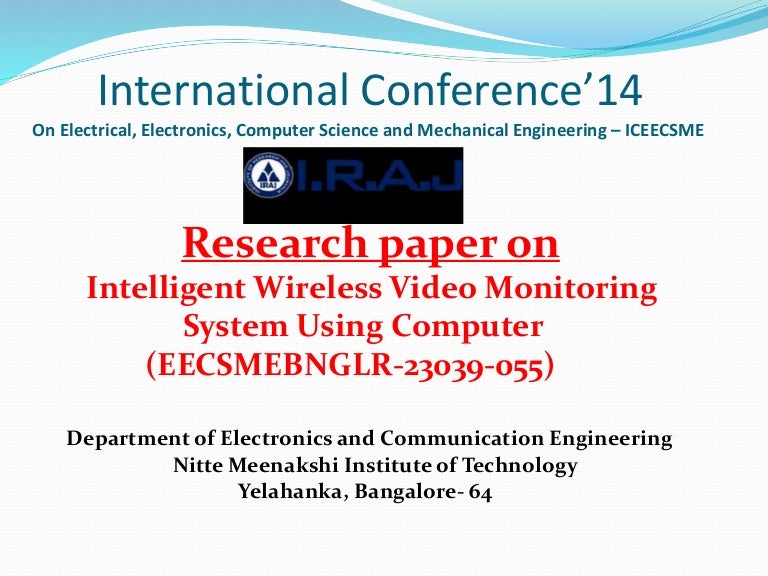 research papers ppt