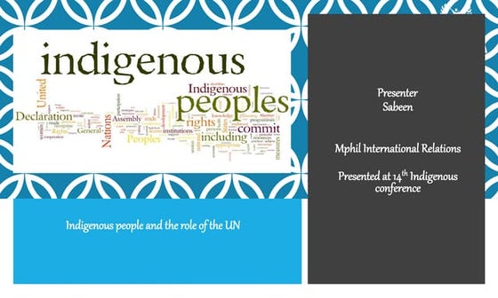 Indigenous people around the world | PPTX