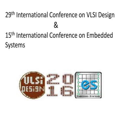 VLSI DESIGN Conference 2016, Kolkata- Authenticated Encryption Decryption