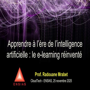 Apprendre à l'ère de l'intelligence artificielle, le e-learning réinventé