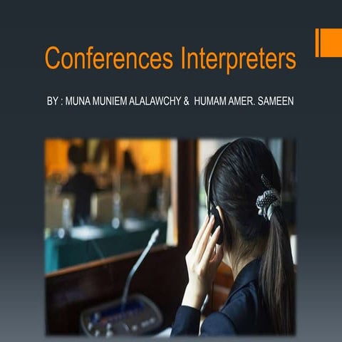 Conferences Interpreters | PPT