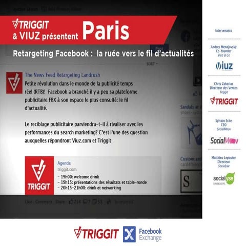 Conference triggit viuz  retargeting newsfeed facebook