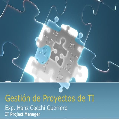Conferencia Gestión de Proyectos de TI