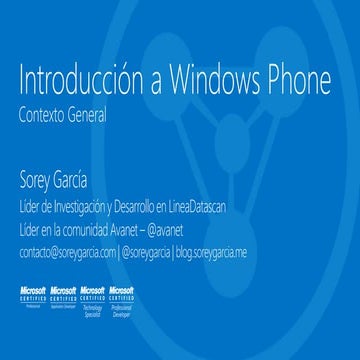 Boya.ca - Introducción a Windows Phone