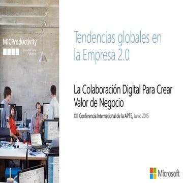 Colaboracion 2.0 - Tendencias para las Organizaciones