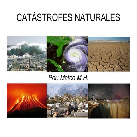 Catástrofes naturales