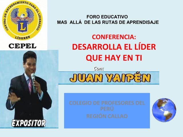 DESARROLLA EL LIDER QUE HAY EN TI