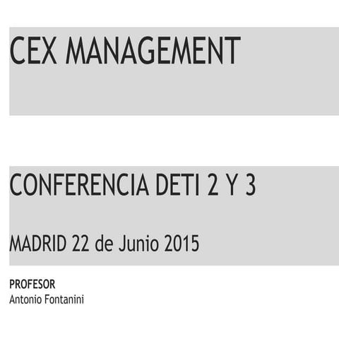 Conferencia deti cex 2015 slides