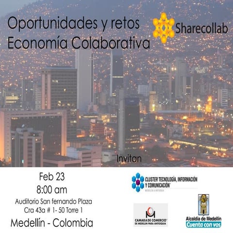 Conferencia economia colaborativa   sharecollab -  cluster tic - camara de co...