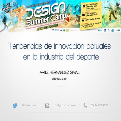INNOVACIÓN EN LA INDUSTRIA DEL DEPORTE SEPTIEMBRE 2014 | PDF