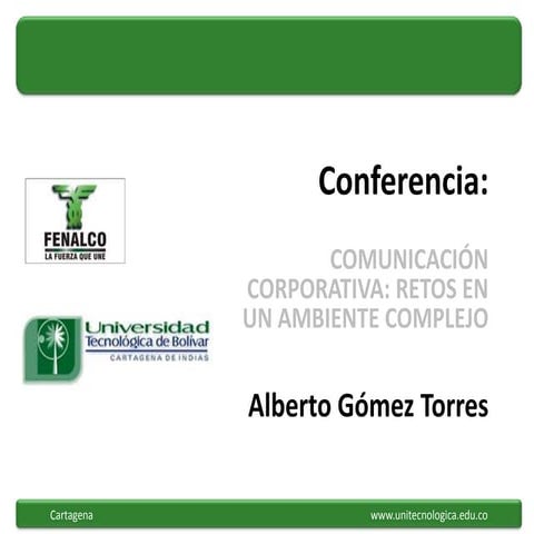 Comunicacion Corporativa Retos en un Ambiente Complejo